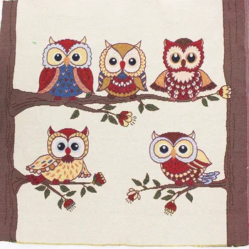 

3pcs Owl Pattern Polyester Cotton Fabric For Patchwork DIY Cloth Sewing Tilda Jacquard Fabrics Tissue Home Textile Telas Tecido