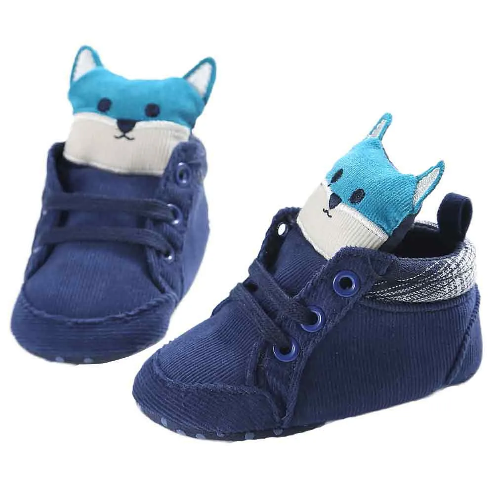 Лидер продаж; Sapatos Bebes; обувь для малышей; обувь для первых шагов; Enfant; Брендовая обувь с высоким вырезом; кроссовки на шнуровке - Цвет: Blue