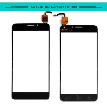 

5pcs Touch Panel For Alcatel OneTouch IdolX OT6040 OT6040A 6040D Touch Screen Glass Digitizer Sensor Replacement