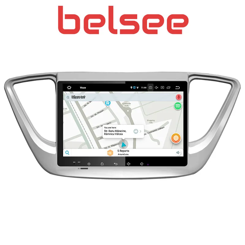 Flash Deal Belsee for Hyundai Verna Accent Solaris 2017 2018 2 Din Android 8 Car Radio Stereo GPS Navigation Bluetooth IPS Screen 4GB 32GB 3