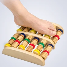solid wood household roller legs wooden massage acupuncture points rubbed wooden foot massage foot massage foot massage machine household automatic foot soles multi functional acupuncture points kneading massage foot heel