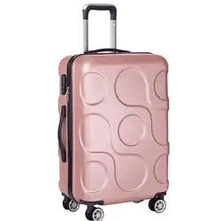 Путешествия бизнес чемодан на колесах из АБС студентов путешествия водостойкие чемодан для багажа на колесиках интернат пароль коробка Mute