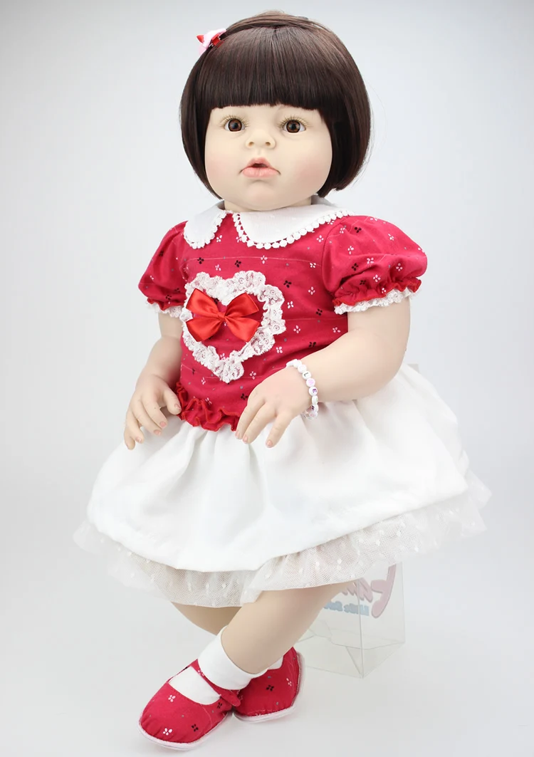 NPK 28 &quot70 см reborn dolls девочка силикон Baby Doll Арианна Reborn малыш дети подарок кукла