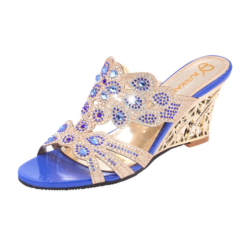 

Women Designer Creepers Sandals Rhinestone Cozy Pointed Toe Slippers Rhinestone Flip Flops Lace Slip On