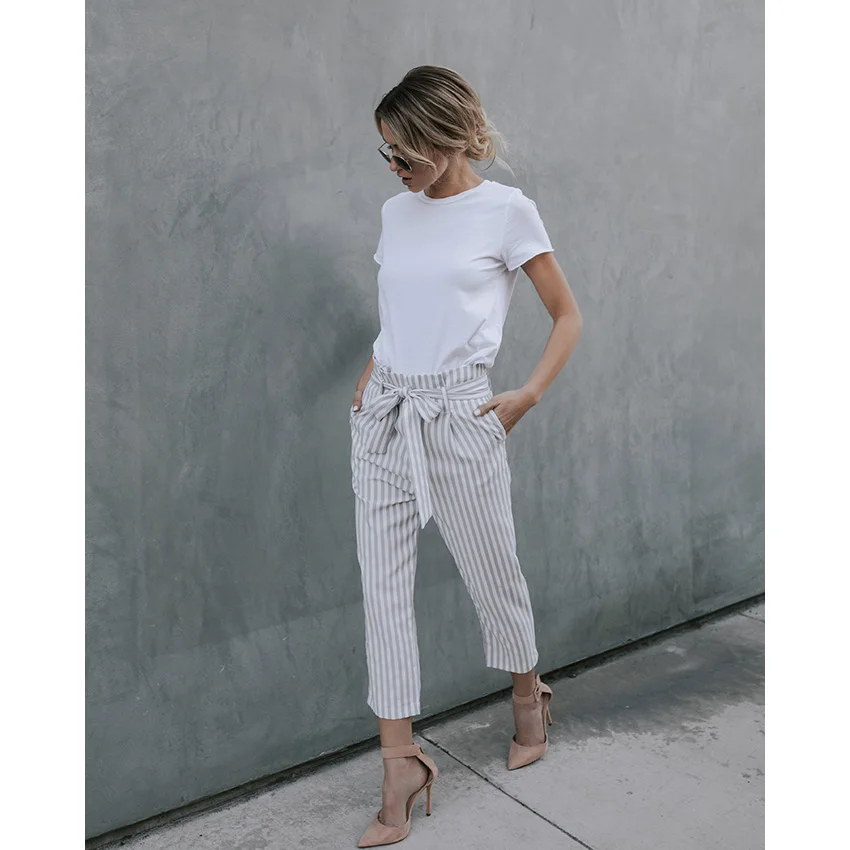 high waisted white beach pants