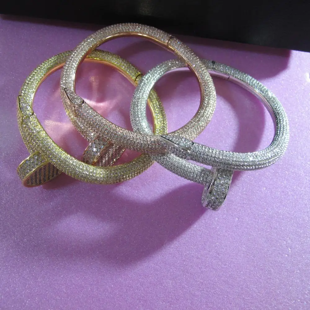Дизайнерский Модный кубический цирконий bijoux femme 925 серебряный браслет ювелирные браслеты для женщин