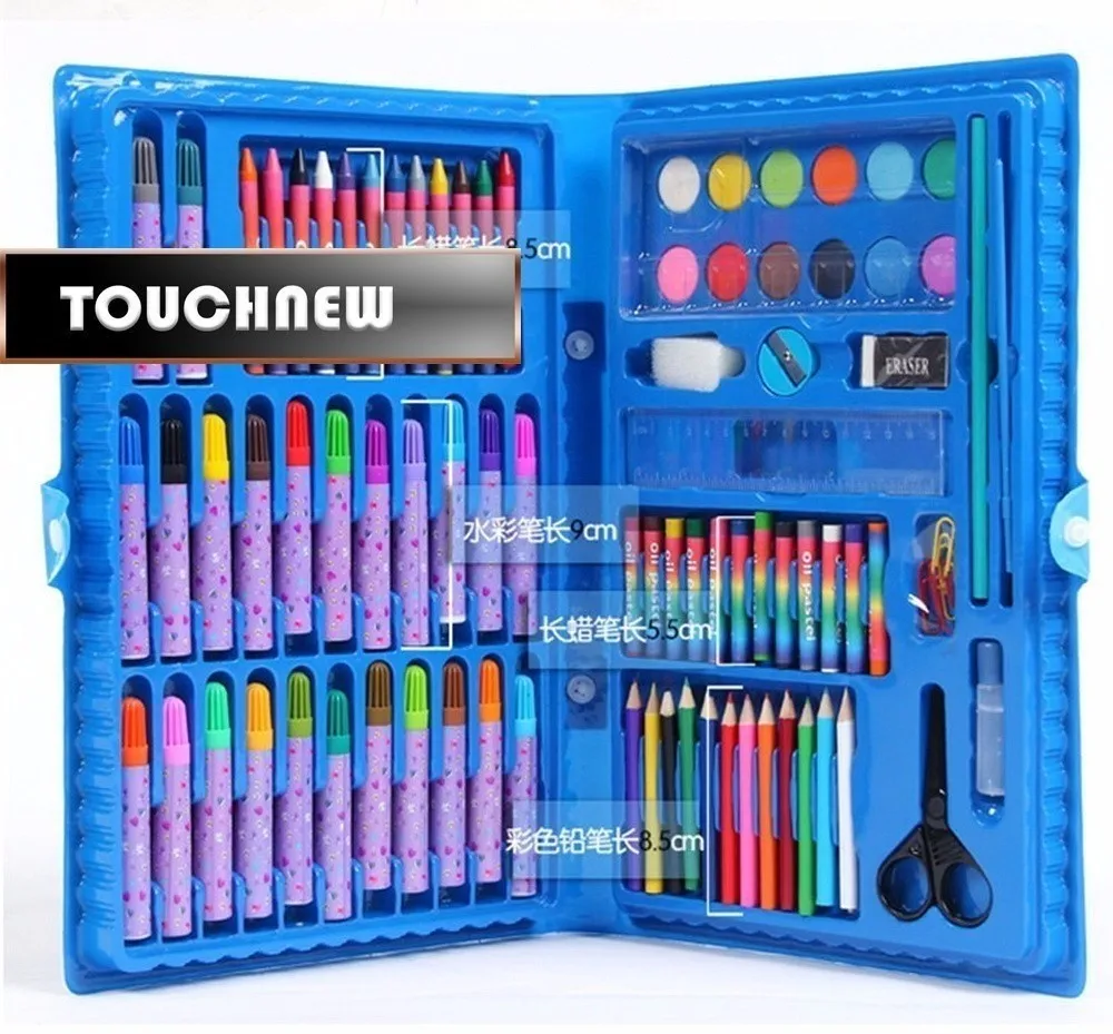 

sale Deli Child puzzle stationery set toy paint brush crayon watercolor pen school students gift supplies drawing pencil kit
