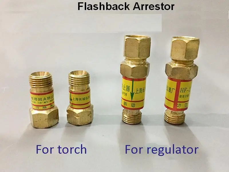 Hf-2 flashback разрядник кислорода ацетилена пропана проверьте Клапан пламени Buster Для Давление редуктор газовый регулятор и Резка факел