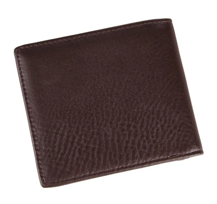 Высококачественный модный мужской кошелек сумочка-клатч из натуральной кожи кофе 8056C
