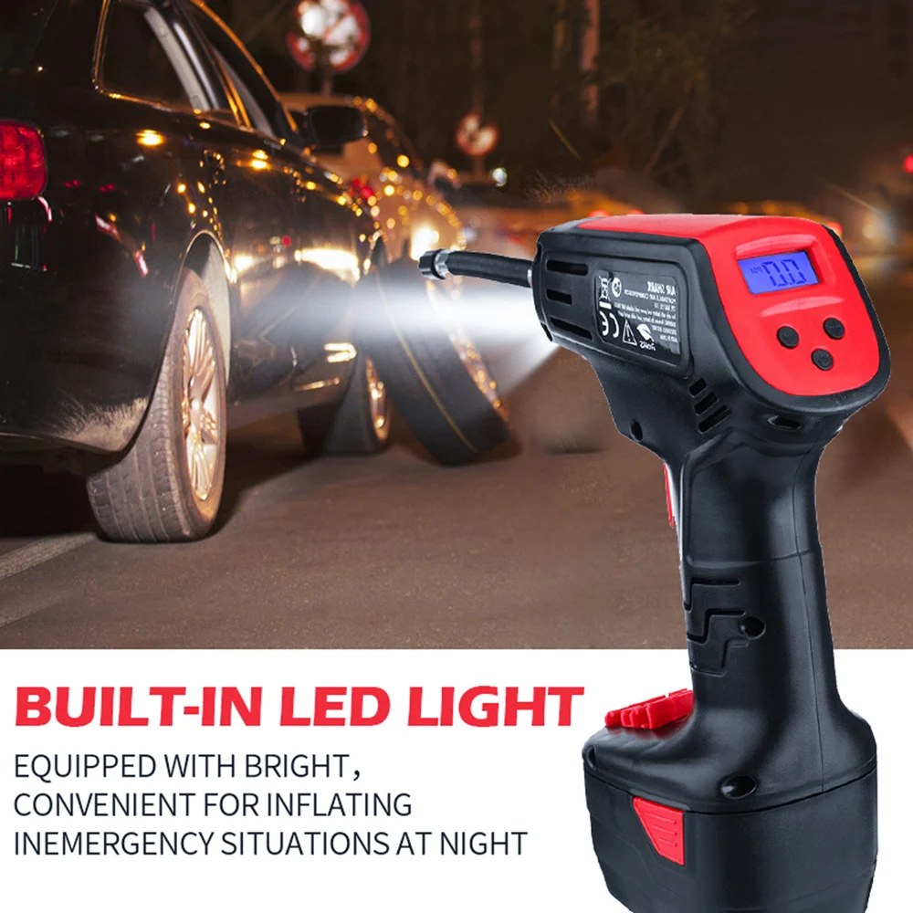 

Professional 12V Home Use Portable Air Pressure Compressor Digital Car Pump Tyre Inflator