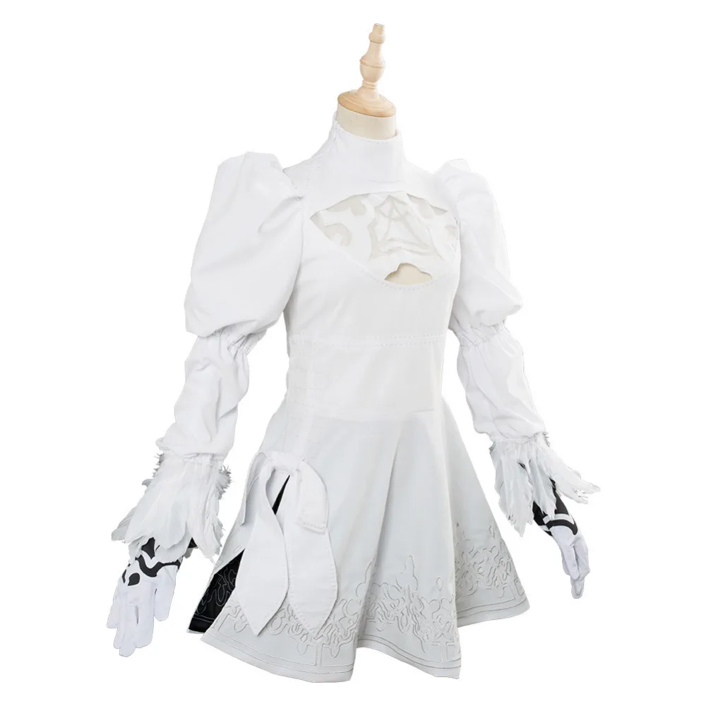 SoulCalibur VI Soul Calibur 6 2B Косплей Костюм форменное платье наряд на Хэллоуин Карнавальный костюм для девочек и женщин