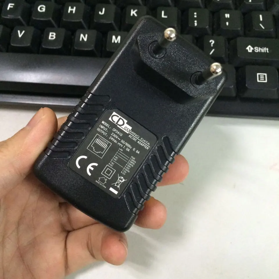 Kruiqi Новый Ethernet POE инжектор DC 48 В 0.5A настенный штекер переключатель адаптер