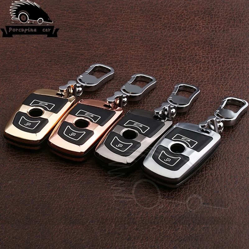 

Zinc alloy cover Remote Key Case Car Key Shell for BMW 3 5 6 7 series f02 F10 F11 F20 F25 F26 F30 car styling