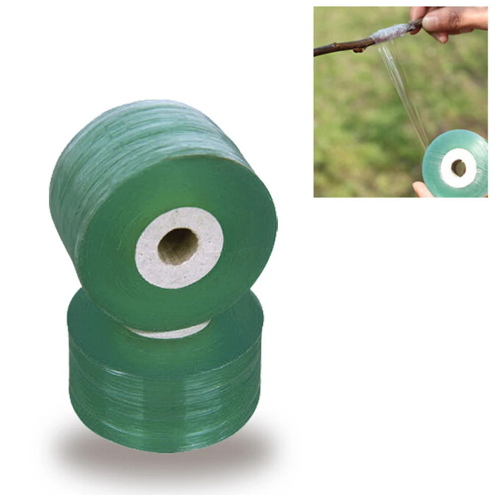 Green 100M Nursery Grafting Tape Stretchable Self-adhesive For Garden Tree Seedling