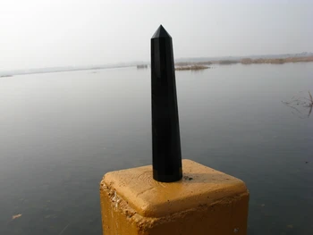 

Super Power 200g 12 sided large Natural obsidian Quartz Crystal 12 Wand Healing