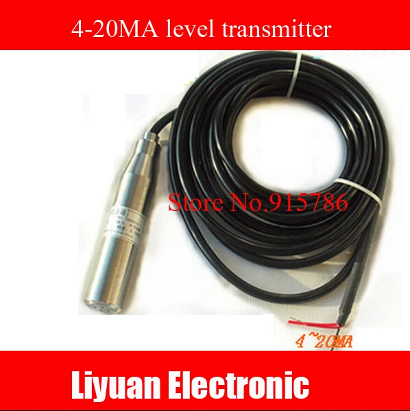 

4-20MA level transmitter / 304 stainless steel level sensor /3M liquid level control instrument/ Investment-type level sensor