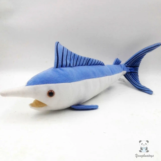 Lovely Plush Toy Swordfish Doll Real Life Marine Animals Dolls Toys For