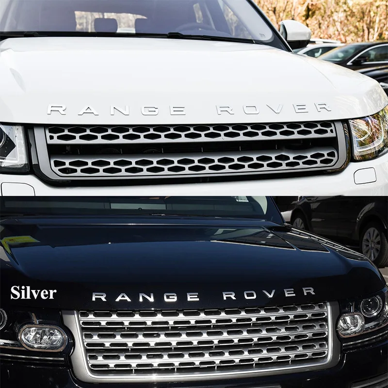 1pc ABS Car Emblem Logo Badge Engine Hood Tail Trunk Emblem Sticker Matt Shiny Black Styling for Land Rover Range Rover 1pc ABS Car Emblem Logo Badge Engine Hood Tail Trunk Emblem Sticker Matt Shiny Black Styling for Land Rover Range Rover