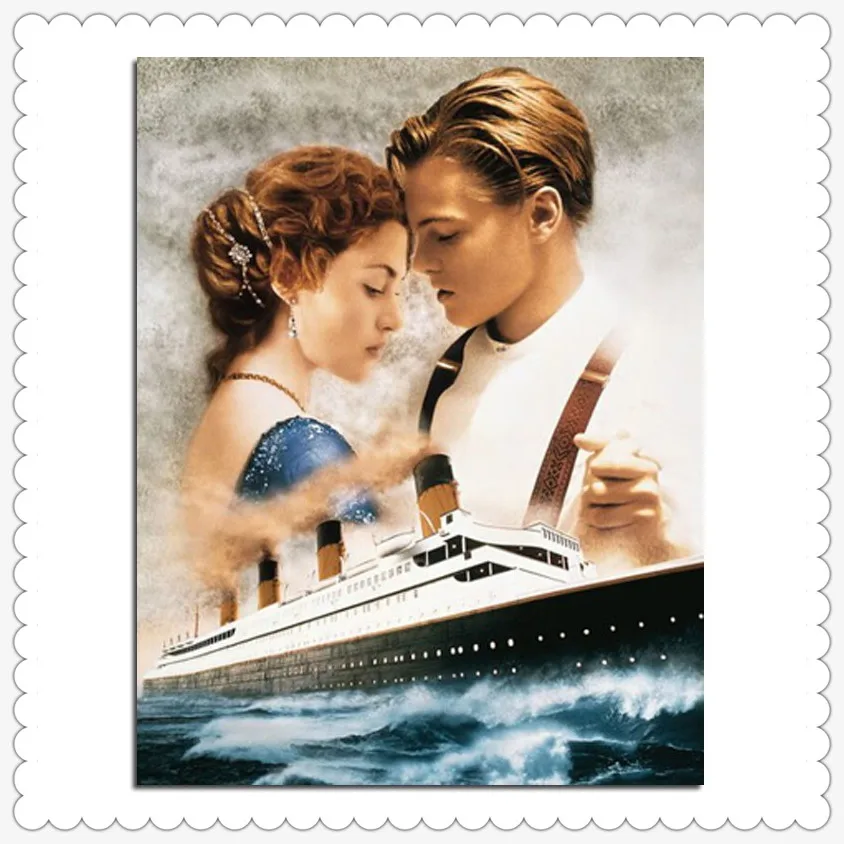 Diy Diamond Paintings Diamond Pattern Beadwork Titanic movie poster