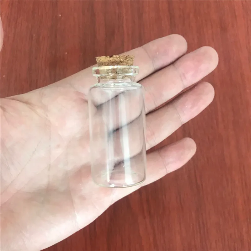 Glass Bottles with Cork, Small Transparent, Clear, Mini Empty Glass Jars, Gift Pack for Wedding Holiday, 25ml, 50PCs per Lot 3