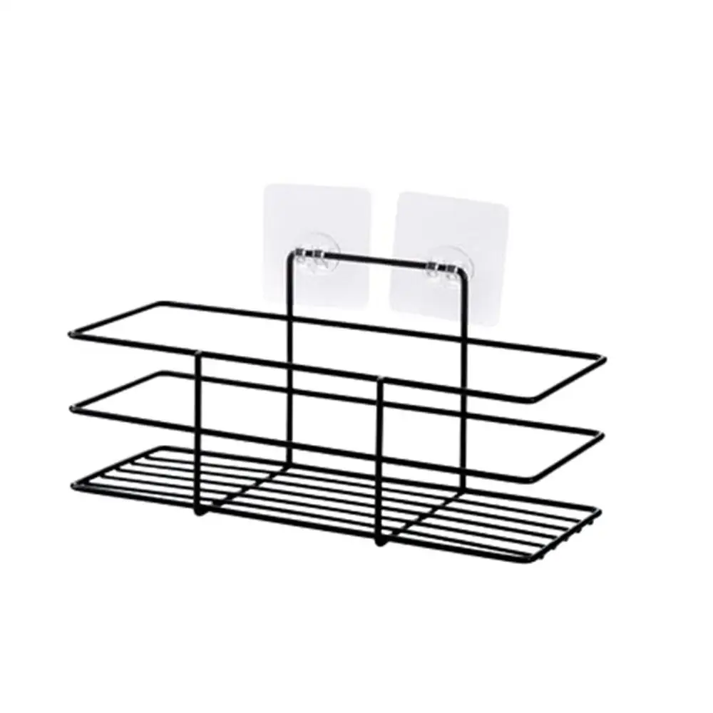 storage rack Полка ванной ванная Подставка для моющих принадлежностей настенная полка для ванной комнаты клейкая Косметика кованая железная стойка для хранения kuche@ 12 - Цвет: storage rack