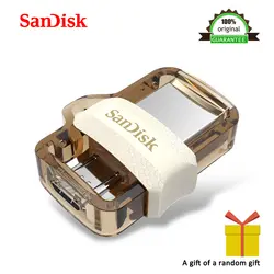 Sandisk SDDD3 крайне высокая скорость двойной OTG USB Flash Drive 32 GB Pen редукторы 150 м/с PenDrives USB3.0 интерфейсом usb новые версии