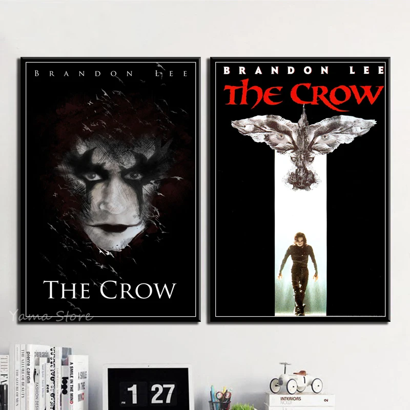

P584 The Crow Classic Horror Movie Art Painting Silk Canvas Poster Wall Home Decor