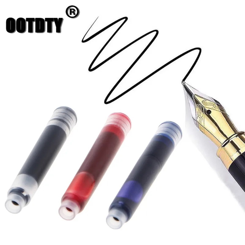 

20Pcs/set Replaceable Fountain Pen Ink Cartridge Refill Ink Sac Universal Design dropshipping
