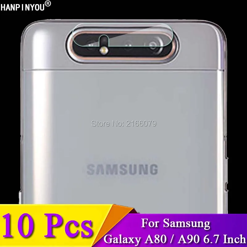 10 шт./партия для samsung Galaxy A80 A805FD A90 прозрачная задняя защита объектива камеры