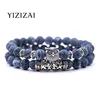 YIZIZAI Owl Bracelet Jewelry Stone Bracelets Men Women Pulseira Masculina Feminina Bileklik Pulseras Mujer Bijoux Armband set ► Photo 1/6