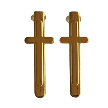 Золотой крест-зажим, подходит для необычной ручки, удобная ручка, ручка-лайнер и обтекаемая ручка RZ-PCL14-G