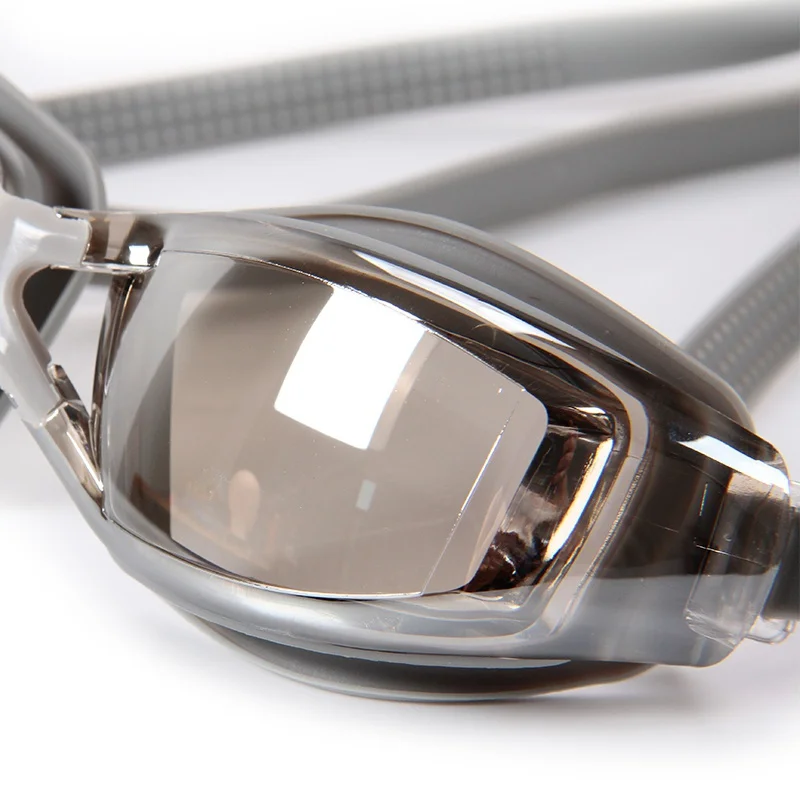 Плавание ming очки для мужчин женщин Высокое разрешение Водонепроницаемый Анти-туман очки в большой оправе очки с шапочка для бассейна камнем зажим для носа