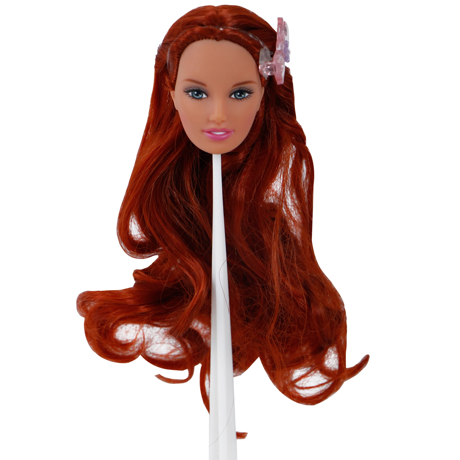 curly hair doll head