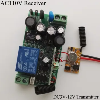 

Micro Transmitter PCB can be wired Power ON Transmitting Remote DC3V 3.7V 4.5V 5V 6V 7.4V 9V 12V TX + AC110V 220V 240V 230V RX