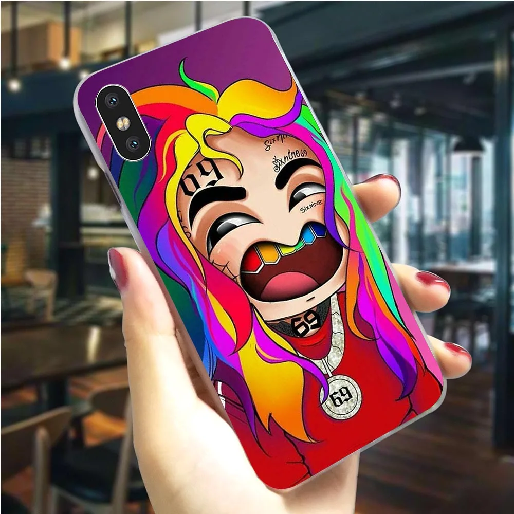Чехол для телефона Tekashi69 6ix9ine Tekashi 69 чехол iPhone X 5 8/7 SE 6 6S/6 6S Plus 7 9 XS XR Xs Max Жесткий