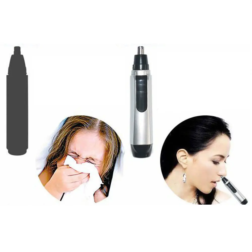 Drop Shpping электрический триммер для волос в носу бритва безопасная модная машинка для стрижки лица Уход за ушами