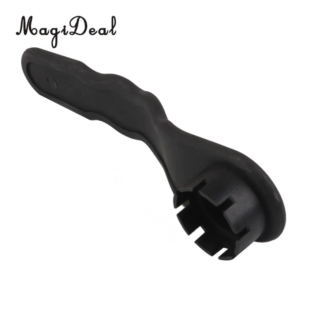 MagiDeal Universal 1Pc PVC Air Valve Wrench 8-Groove Wrench Replacement for Inflatable Boats Kayak Canoe Dinghy Accessory Black