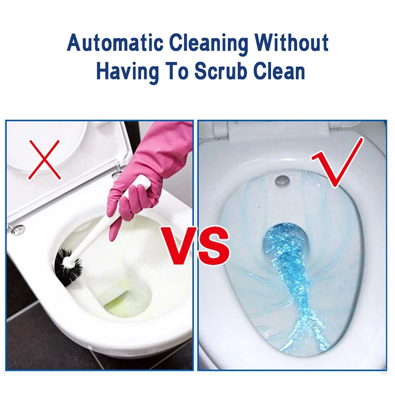 Durable Bathroom Deodorizer Lavender Fragrance Automatic Magic Toilet Cleaner Flush Blue Bubble Cleaner Tool Kitchen Accessories