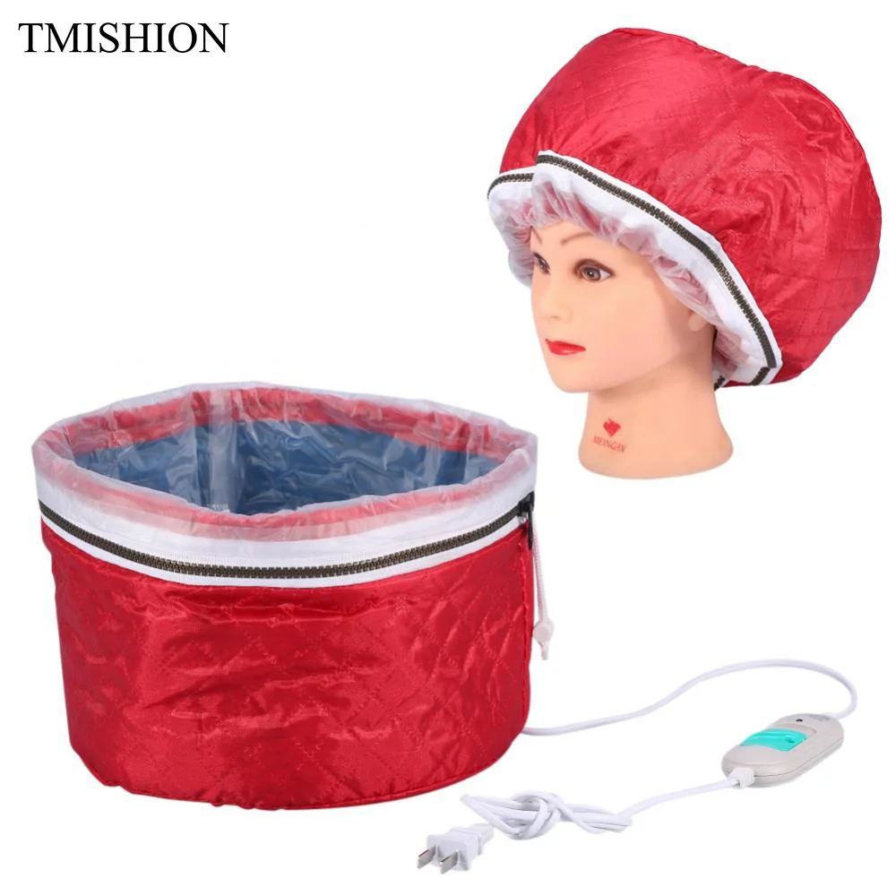 

Hair Mask Steamer Heating Cap Hat Salon Spa Hair Thermal Treatment Nourishing Hair Baking Oil Cap Hair Dryers Heat Hat Safety