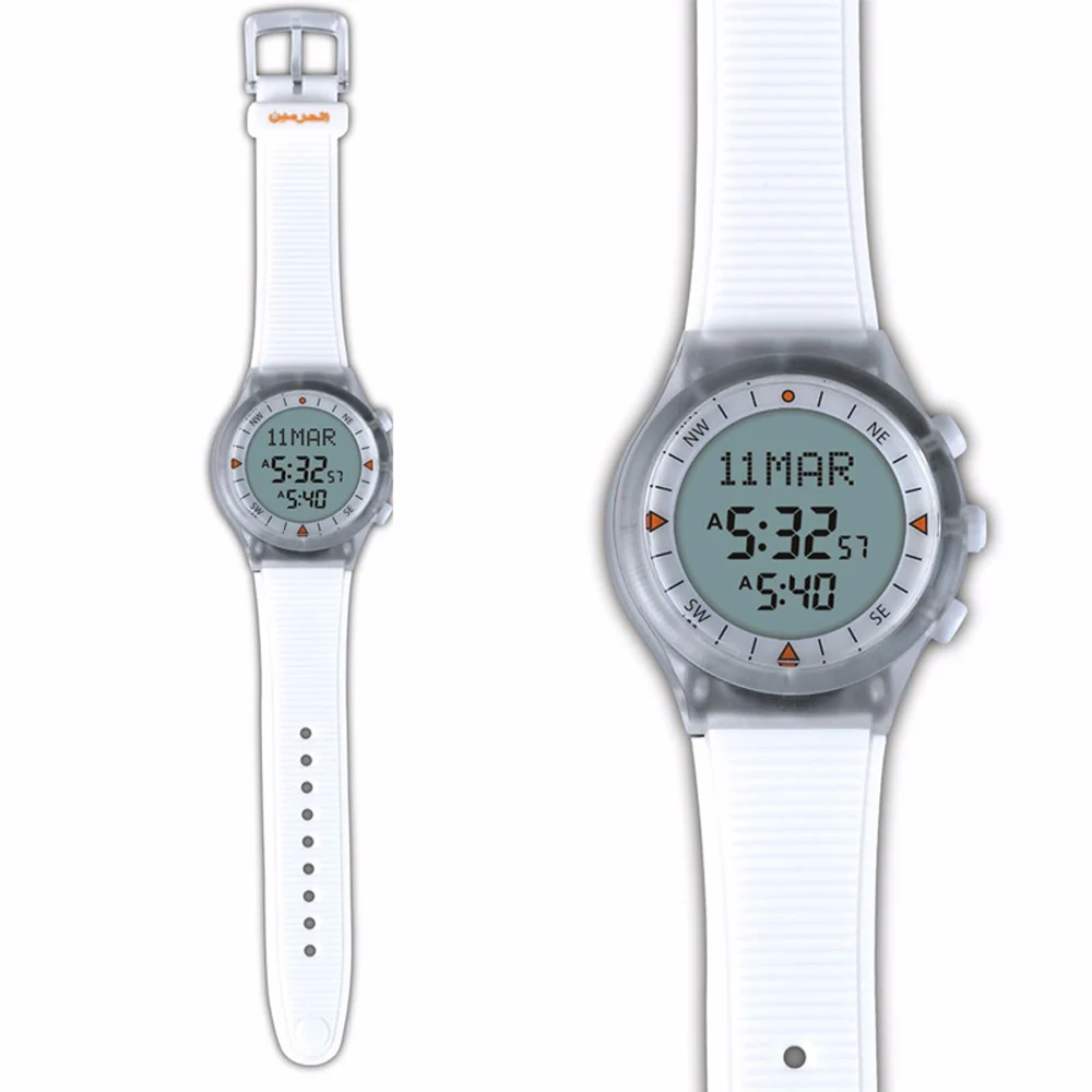 Muslim Azan Watch Prayer Wriste Watch Clock High Elegant Waterproof