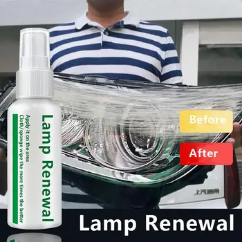 

Professional 20ml/50ml Car Liquid Headlight Retreading Agent Lamp Repair Essence For Scratches Yellowing Oxidation Blurred