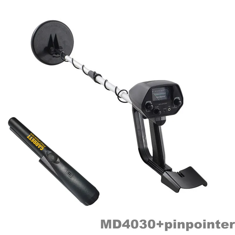 UPINTTOR Новое поступление подземный металлоискатель MD-4030 детектор золота MD4030 Охотник за сокровищами детектор цепи Metales+ наушники - Цвет: Pinpointer