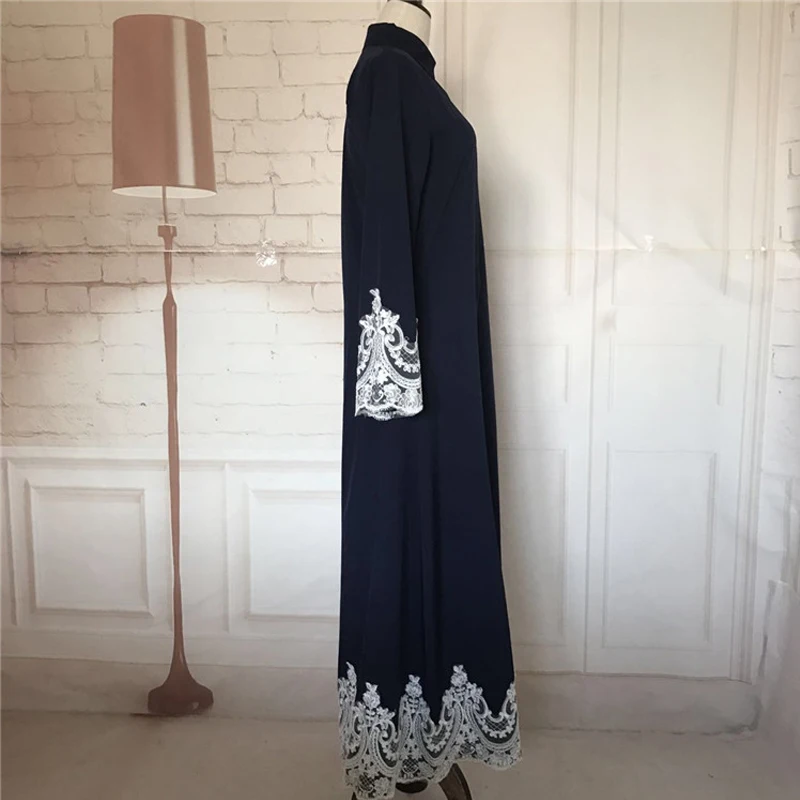 Abaya Dubai Kaftan Arabic Lace Maxi Kimono Hijab Muslim Dress Caftan Abayas For Women Elbise Turkish Islamic Clothing