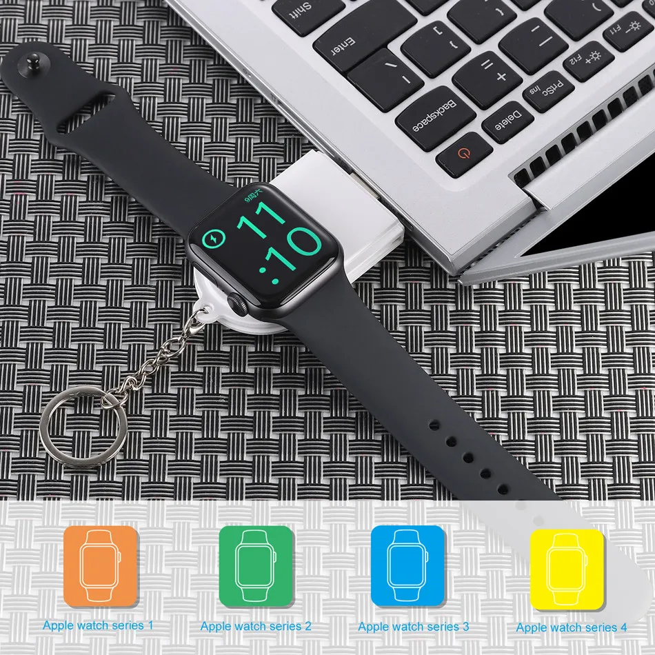 Беспроводное зарядное устройство VIKEFON 2в1 для Apple Watch 5/4/3/2/1 умное быстрое
