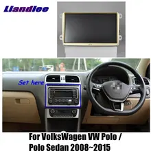 Liandlee для VolksWagen Polo седан 2008~ автомобиля Android радио gps NAVI Карты HD Сенсорный экран ТВ мультимедиа без CD DVD