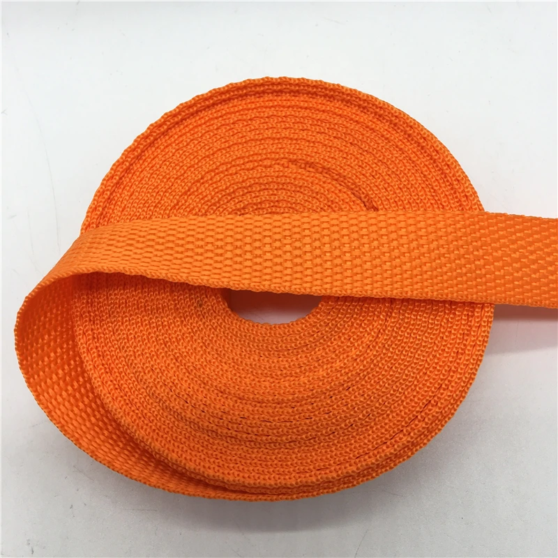 5yards 3/4Inch (20mm) Orange Strap Nylon bing Knapsack Strapping