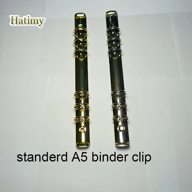 

Standerd A5 binder clip for sprail notebook DIY 2 colors for A5 notebook genuine leather notebook binder clip