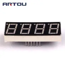 2 шт. 5461AS общий катод 4-битная цифровая трубка 0,56 дюйма Красный светодиодный цифровой светильник