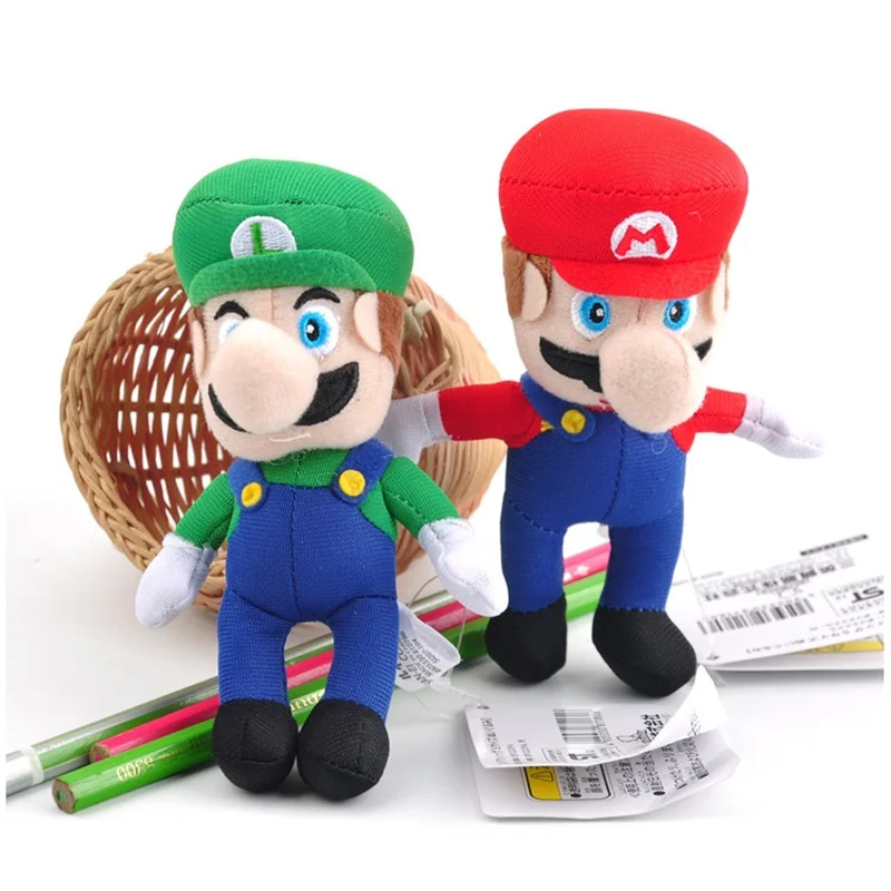 

Super Mary Mario Mushroom Plush Doll toys Stuffed dolls kids toys small pendant keychains Anime Toys Hand Puppet