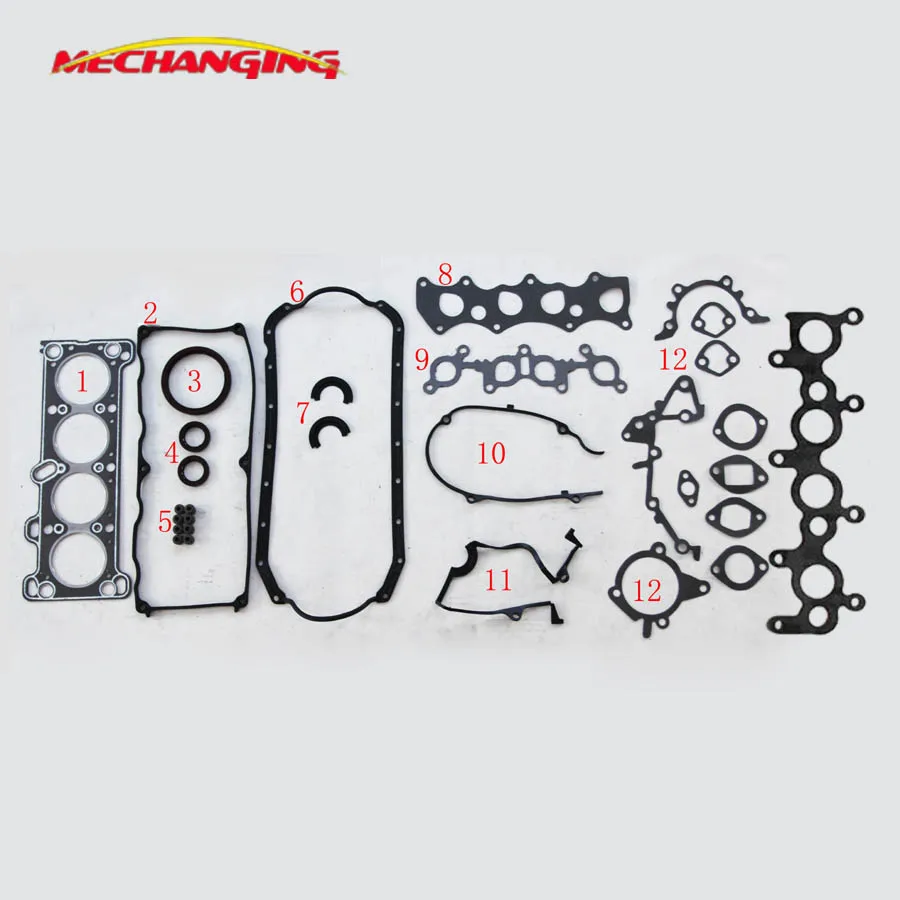 

B3 B3E For KIA PRIDE Engine Seal Gasket set Engine Rebuilding Kits Engine Parts Full Set 8ABL-10-271 KY01-99-100 50075700